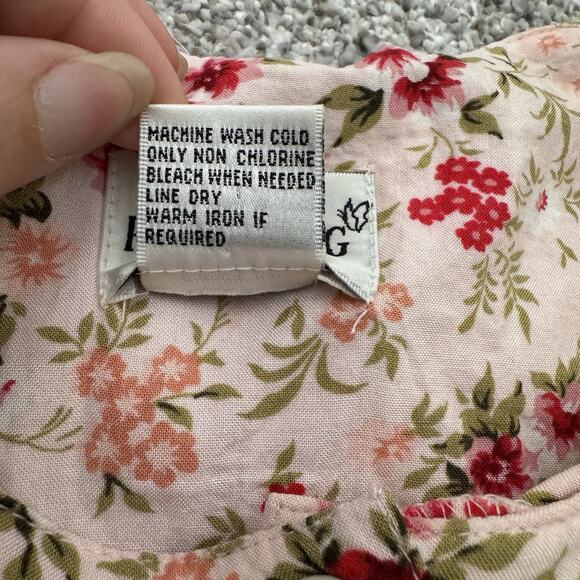 Vintage 90s Y2K Fashion Bug Maxi Dress 18 Romantic Floral Cottagecore Soft Girl - Picture 5 of 10